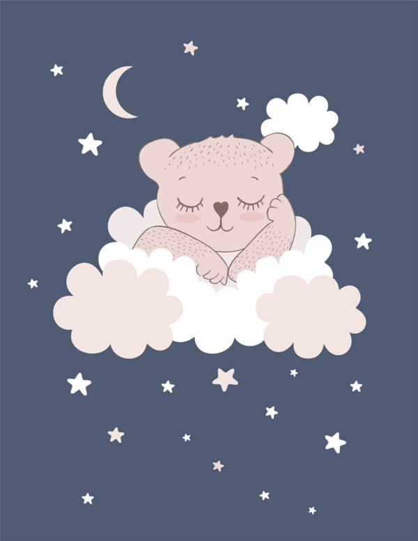 דובי תינוק ישן על ענן 2